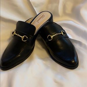 Womens slip on dress mules